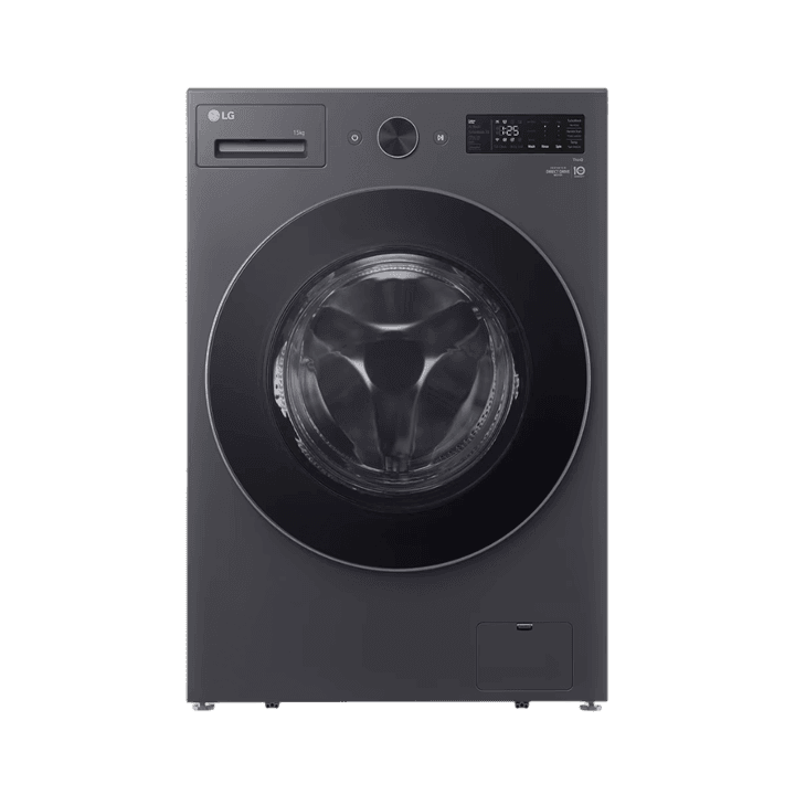 Ảnh Máy giặt lồng ngang LG DD Inverter F2515SNTG 15 kg ghi đen