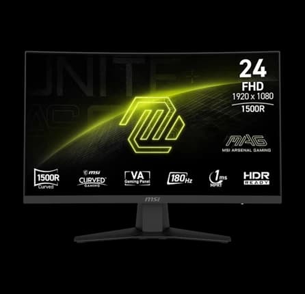 Ảnh Màn hình Gaming MSI MAG 244C (24"/FHD/VA/180Hz/1ms/Cong) - Chính hãng
