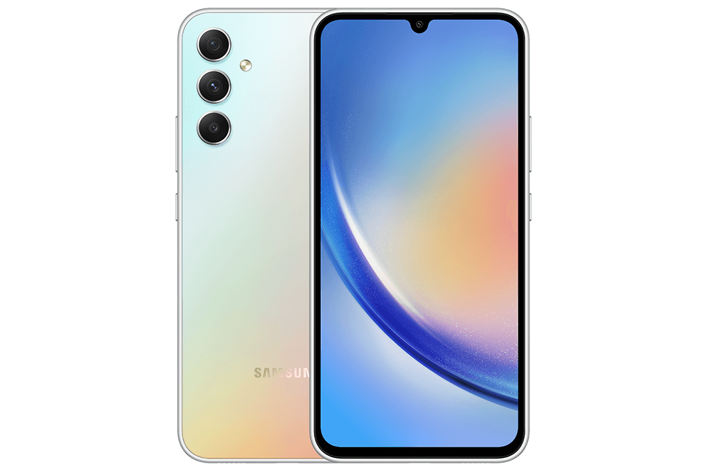 Ảnh Điện thoại Samsung Galaxy A34 5G 8GB/128GB Bạc - Hàng chính hãng