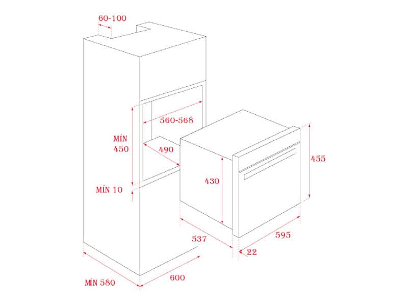 Ảnh Lò vi sóng âm Teka MLC 844 (44 lít)