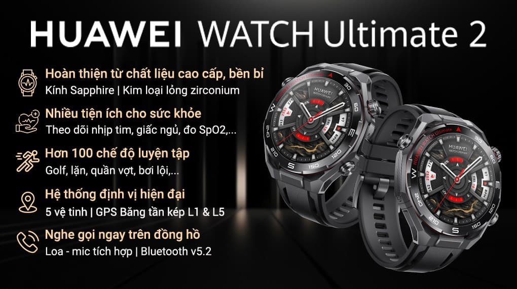 Ảnh Huawei Watch Ultimate 2 48.5mm dây cao su