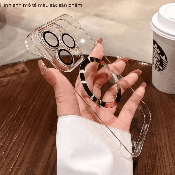 Ảnh Ốp lưng MagSafe iPhone 16 Pro nhựa cứng MG-001