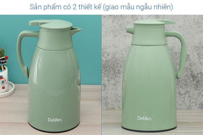 Ảnh Bình thủy giữ nhiệt nhựa 1300 ml Delites TH9134