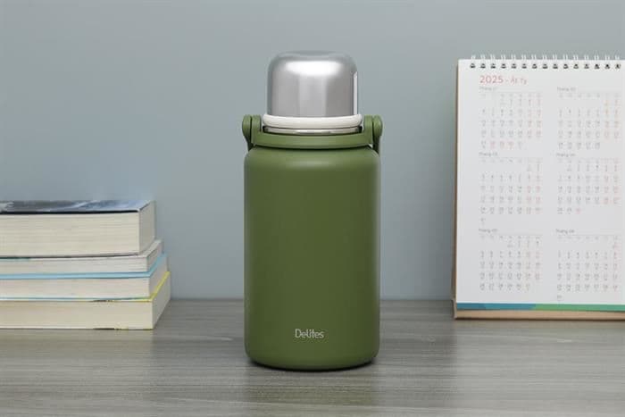 Ảnh Bình giữ nhiệt Inox 900 ml Delites XB-22132 Xanh lá