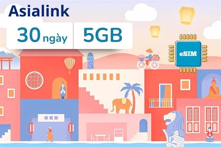 Ảnh eSim du lịch Airalo Asia 5GB/30 Ngày