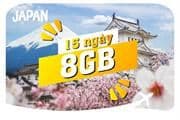 Ảnh eSIM du lịch Bluecom Japan 8GB/15 Ngày