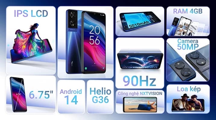 Ảnh Điện thoại di động TCL 505 4GB/128GB