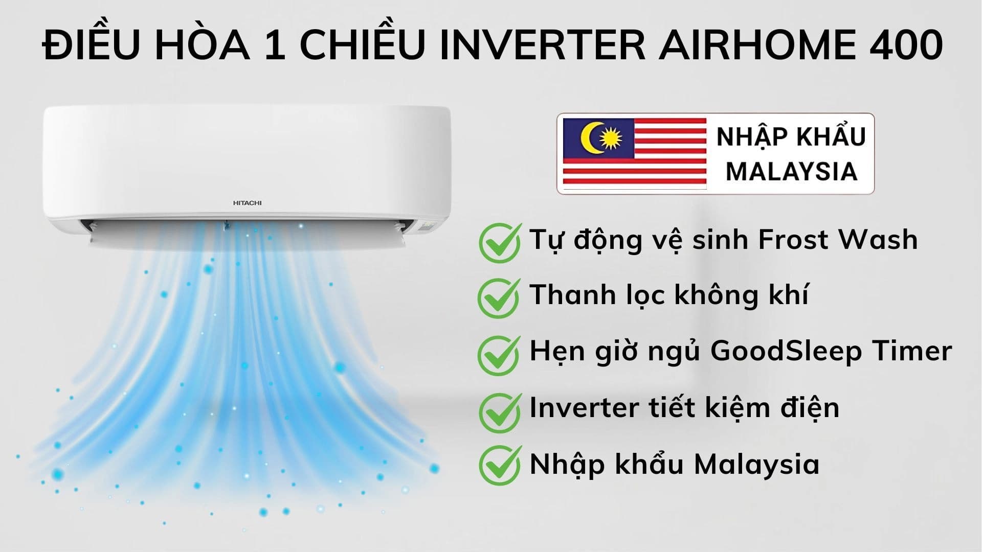 Ảnh Máy lạnh Hitachi Inverter 2 HP RAC/RAK-DJ18PCASVX