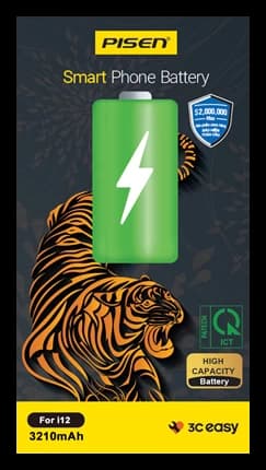 Ảnh Pin iPhone 12/12 Pro Chính hãng Pisen (dung lượng cao 3210mAh)