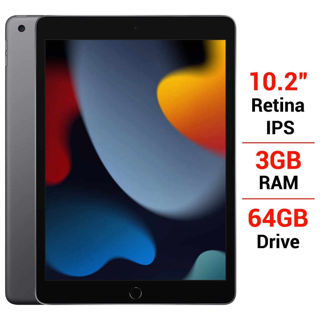 Ảnh iPad Gen 9 Wifi 64GB 10.2 inch MK2K3ZA/A Xám (2021)