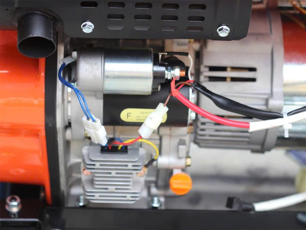 Ảnh Tổ máy phát điện DIESEL Kabuto KBT7000D (7KW - có đề, bánh xe)