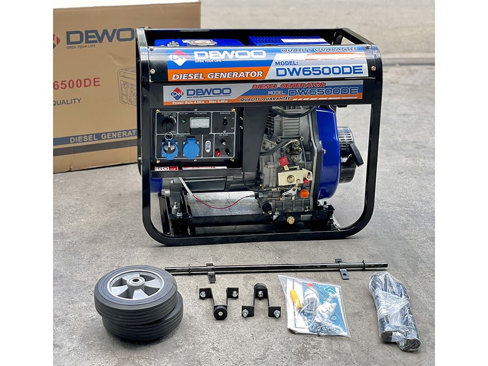 Ảnh Máy phát điện chạy dầu Dewoo DW-6500DE1 (5KW)