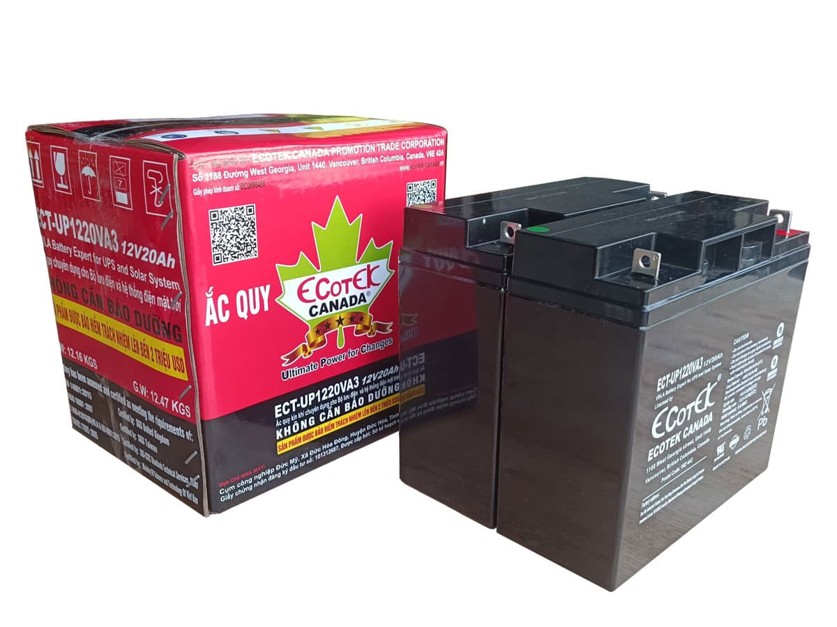Ảnh Ắc quy Ecotek 12V-20Ah ECT-UP1220VA3