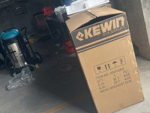 Ảnh Máy hút bụi nước công nghiệp Kewin KN702MX (70 lít)