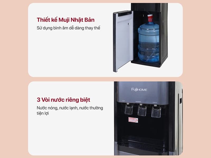 Ảnh Cây nước nóng lạnh bình âm Fujihome WD211UE
