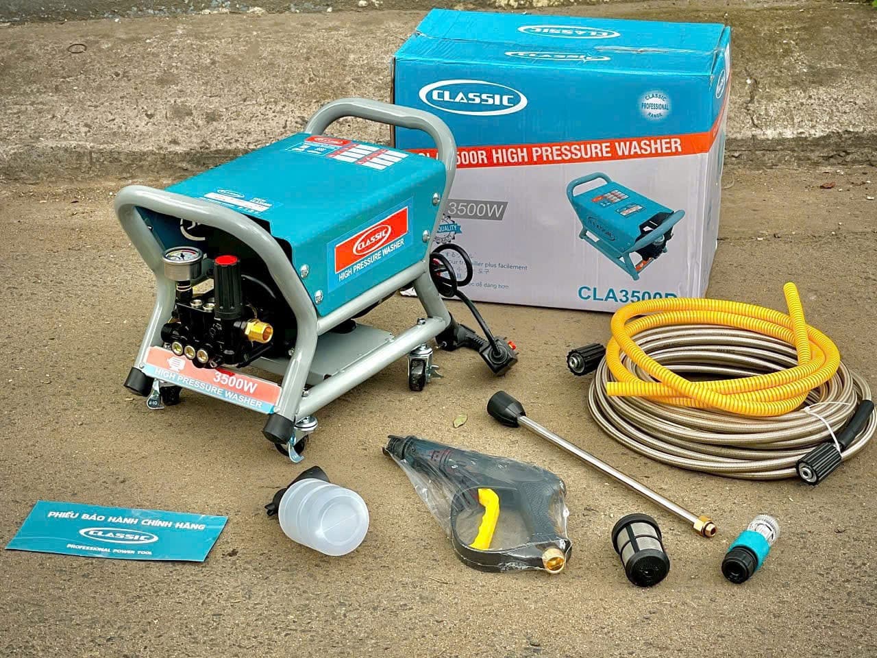 Ảnh Máy rửa xe Classic CLA3500R (công tắc chống giật, chỉnh áp)