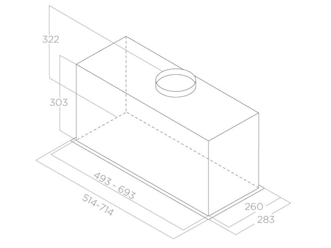 Ảnh Máy hút mùi Elica Lane MBL/A/72