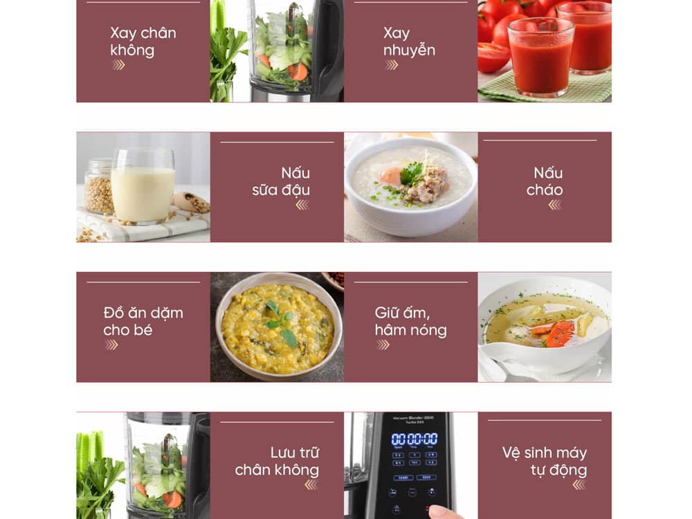 Ảnh Máy xay đa năng chân không Kuchenzimmer 002769