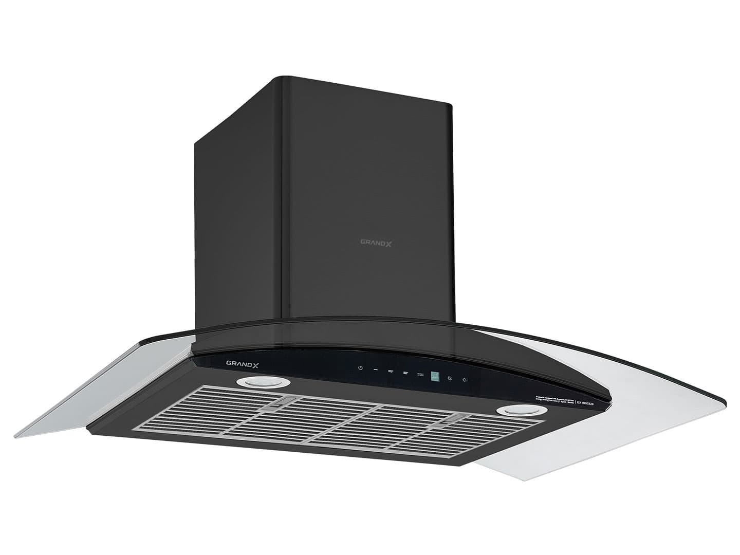 Ảnh Máy hút mùi kính cong áp tường GrandX GX H70C62B