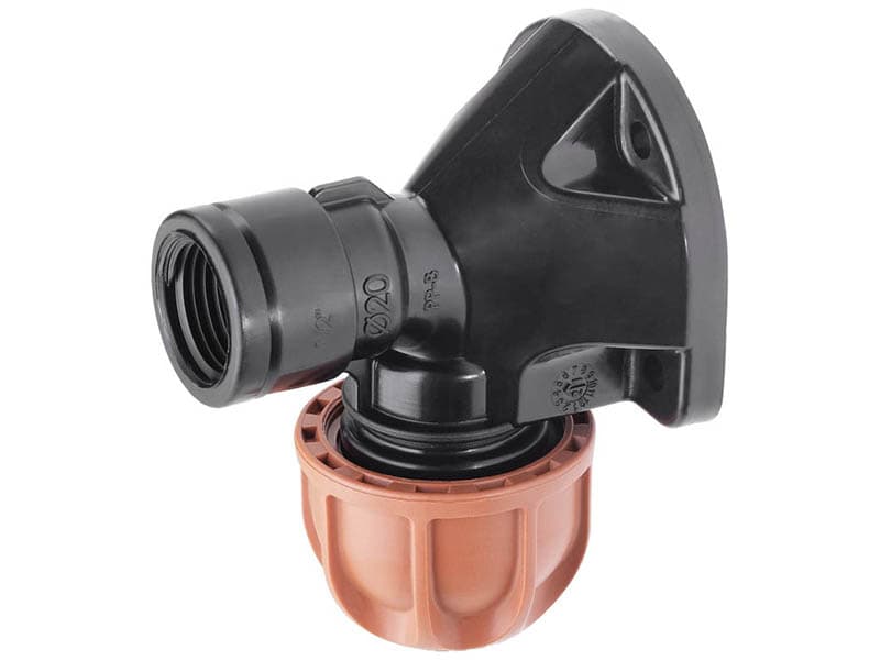 Ảnh Co gối đỡ Wall Plate Elbow 20mm (90329)