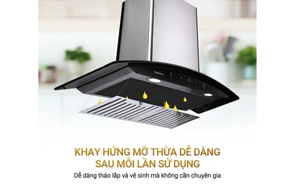 Ảnh Máy hút mùi cảm ứng cao cấp Nagakawa NAG1855-70CM