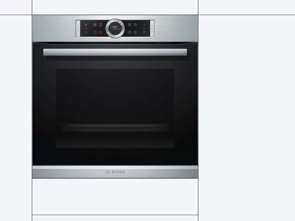 Ảnh Lò nướng âm tủ Bosch HBG675BS1 Serie 8 (71 lít - nhiệt phân)