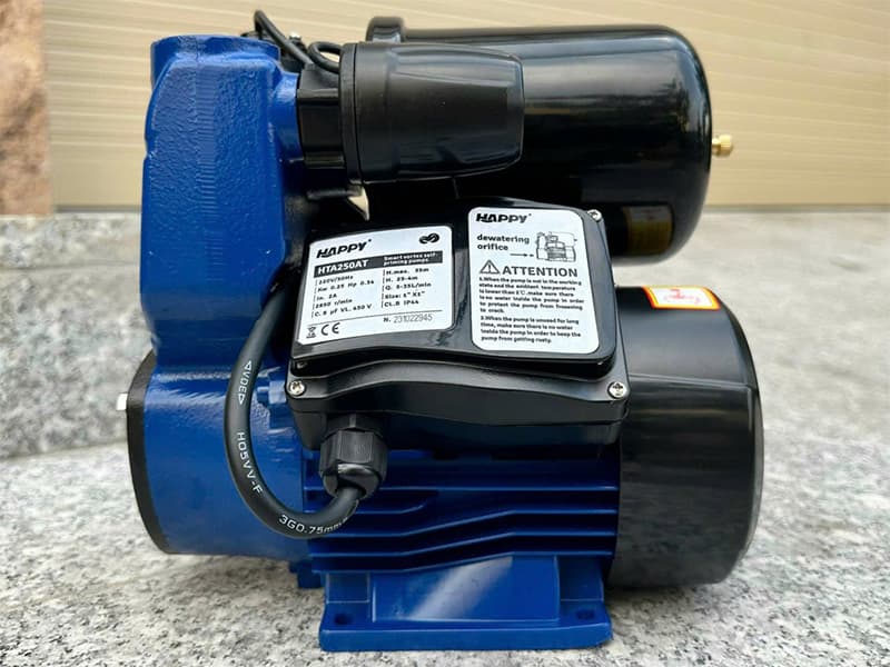 Ảnh Máy bơm tăng áp điện tử Happy HTA250ATH - 250W