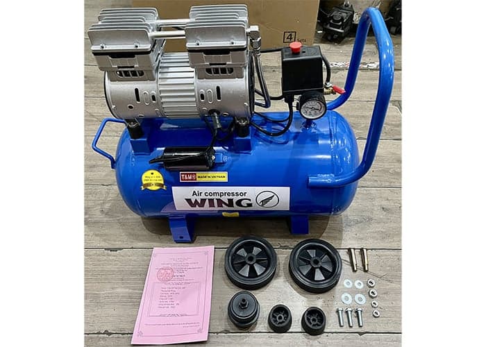 Ảnh Máy nén khí không dầu giảm âm Wing TW-OF750 (30 lít)
