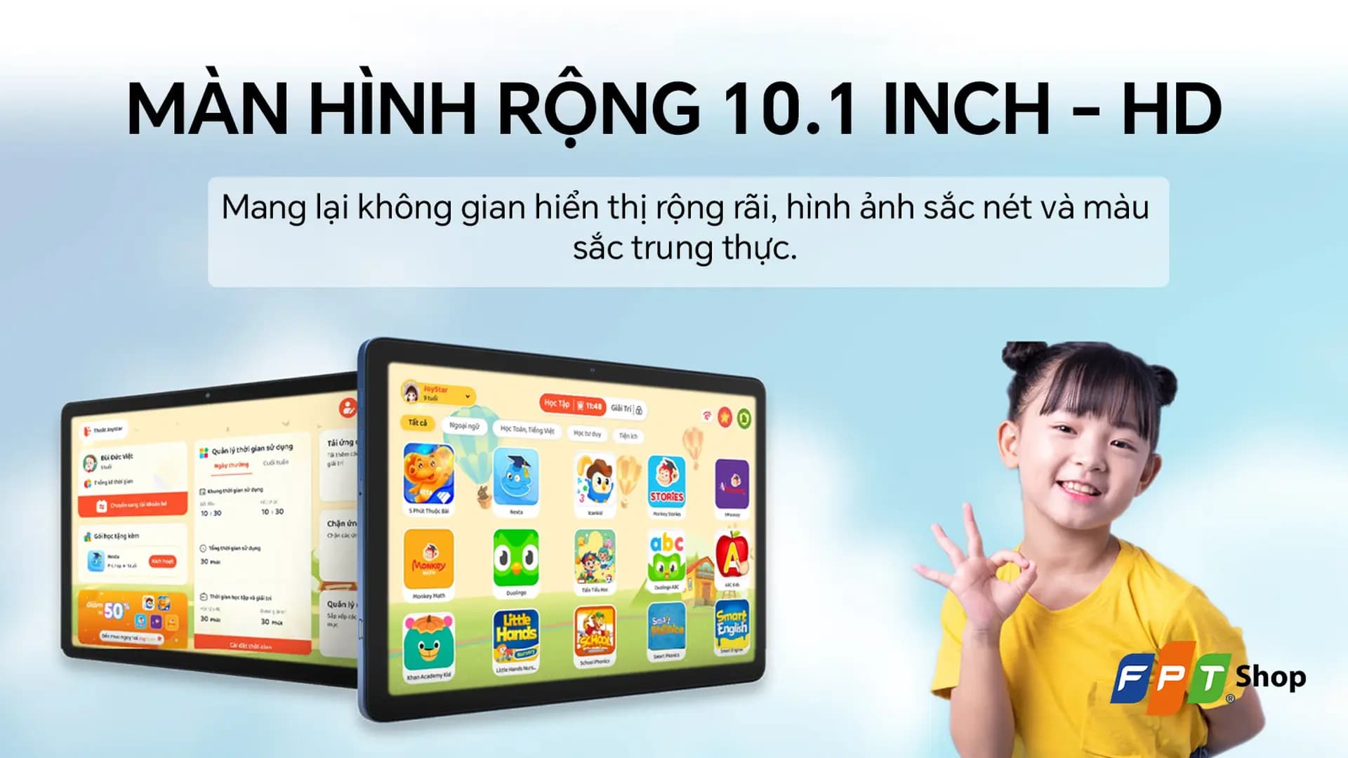 Ảnh Máy tính bảng trẻ em JoyStar J6 WiFi 4GB 64GB