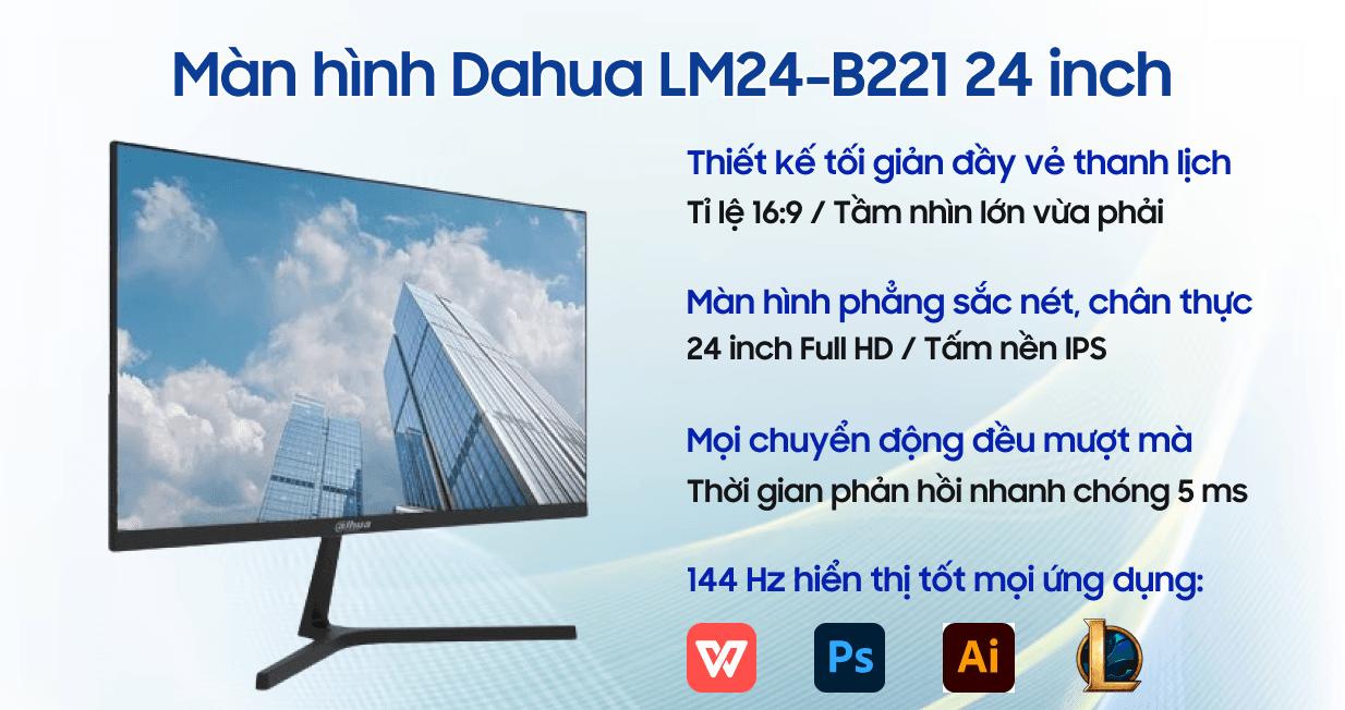 Ảnh Màn hình Dahua LM24-B221 24 inch