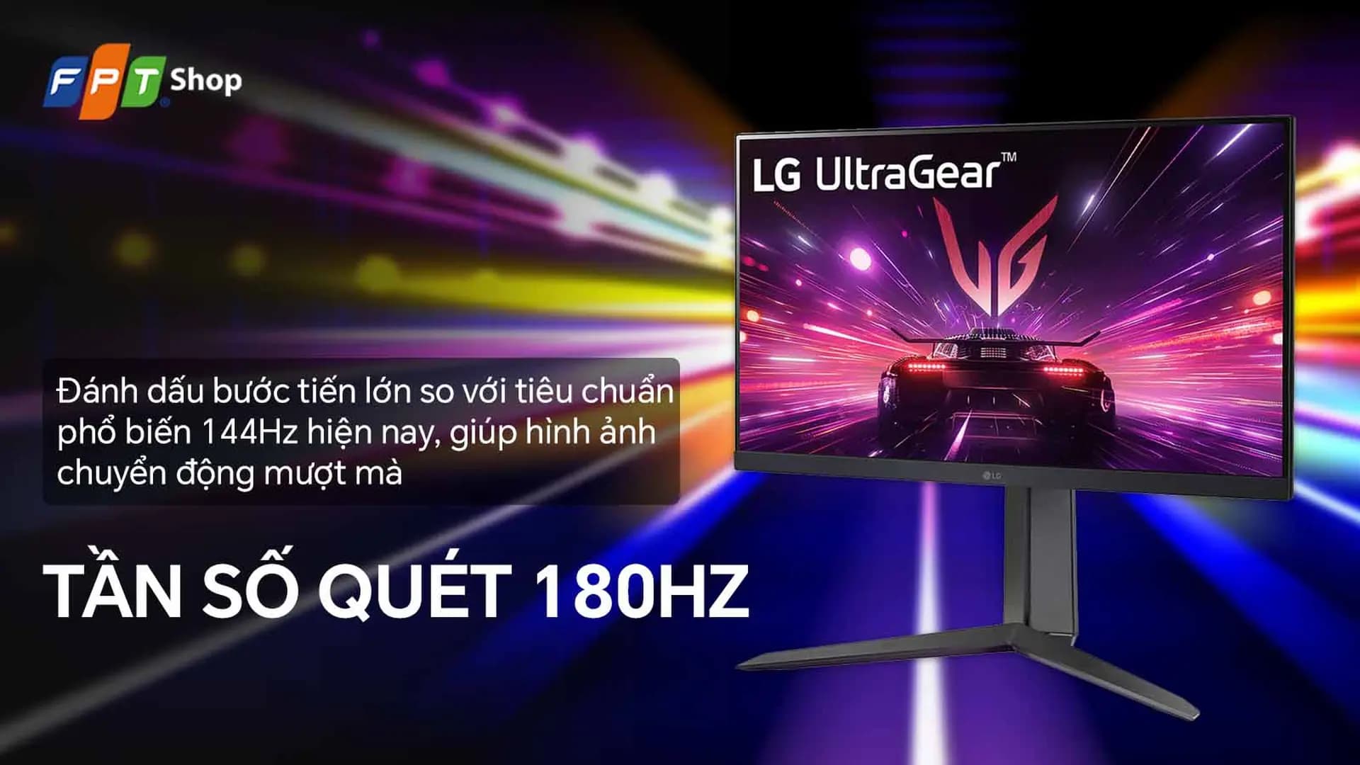 Ảnh Màn hình Gaming LG 24GS65F-B.ATV/23.8inch FHD (1920x1080)/IPS 180Hz