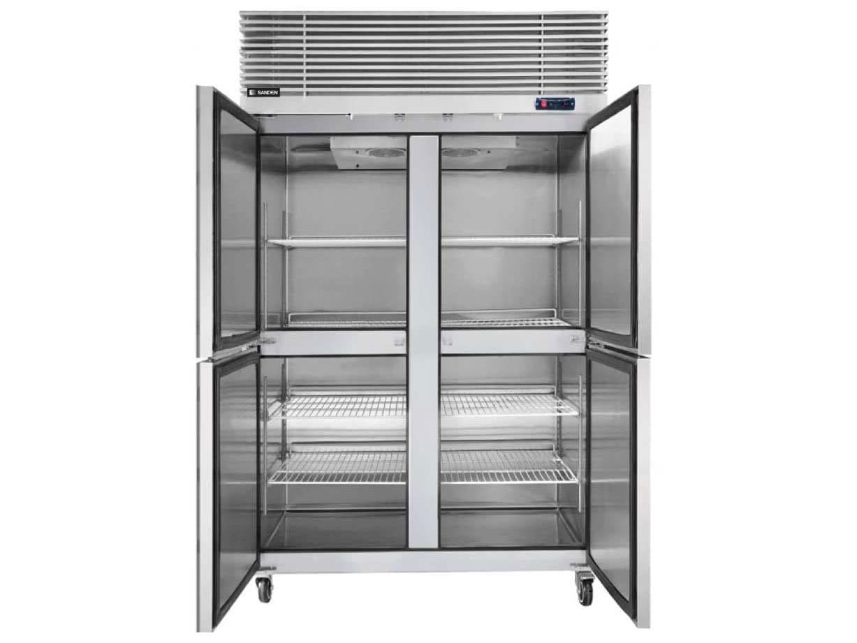 Ảnh Tủ đông 4 cánh inox Sanden SRF-1232