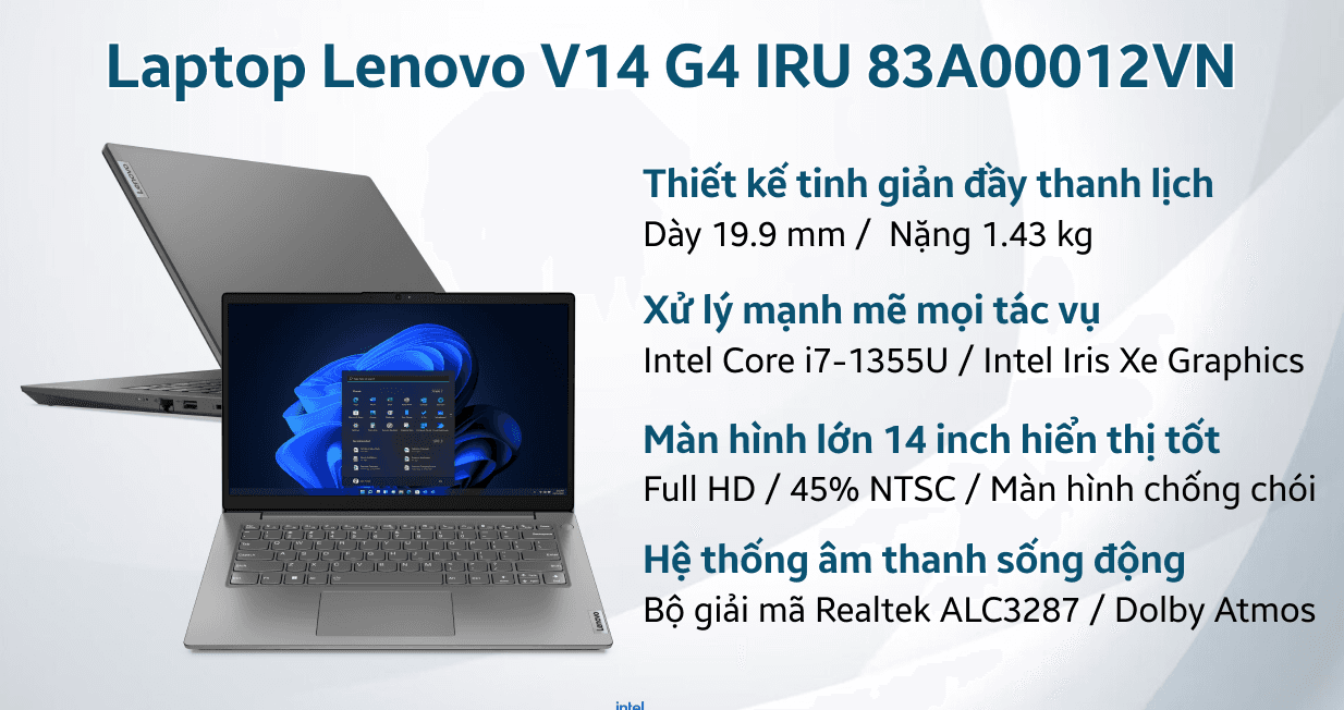 Ảnh Laptop Lenovo V14 G4 IRU 83A00012VN