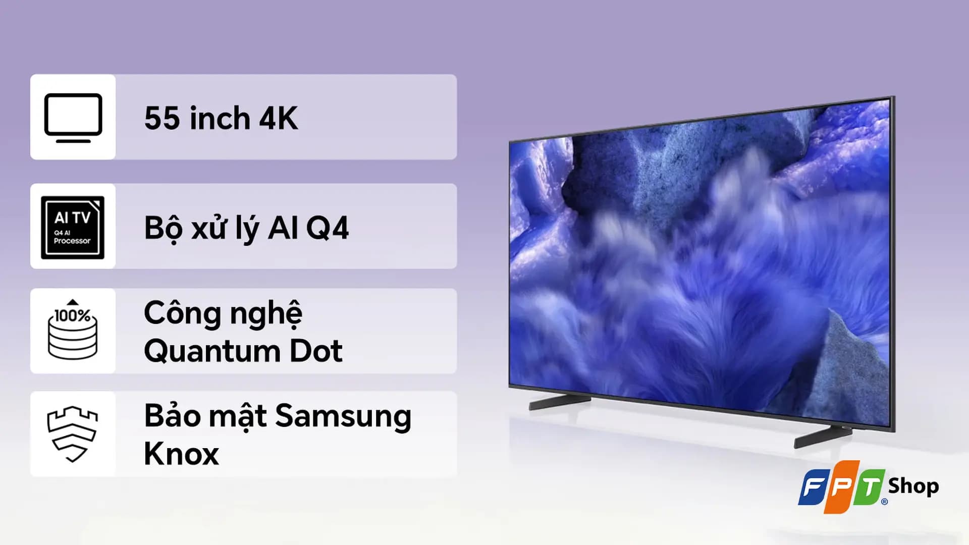 Ảnh Samsung Smart TV QLED 55 inch 4K QA55QEF1A